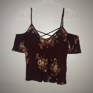 off the shoulder & cold shoulder blouse